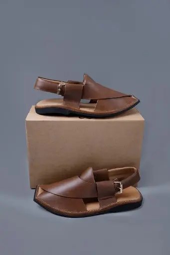 Leather kaptan chappal